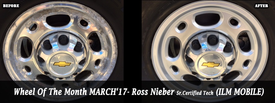Wheel of the Month March `17 - Ross Nieber, Sr. Certified Wheel Tech (Wilmingon Mobile Service)